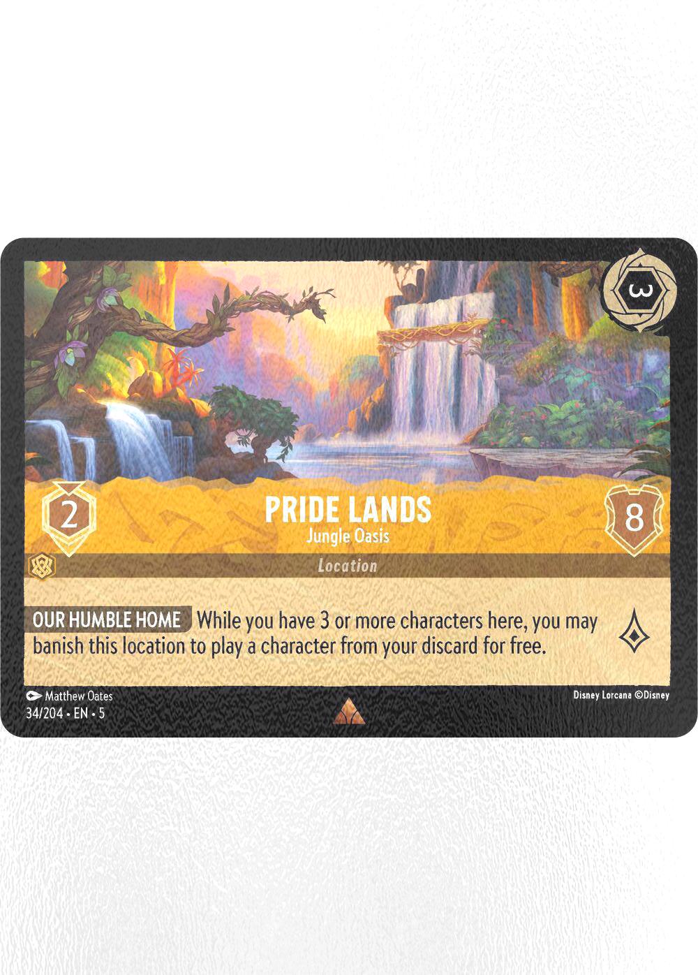 Pride Lands - Jungle Oasis - 34/204 [Shimmering Skies] [Cold Foil]