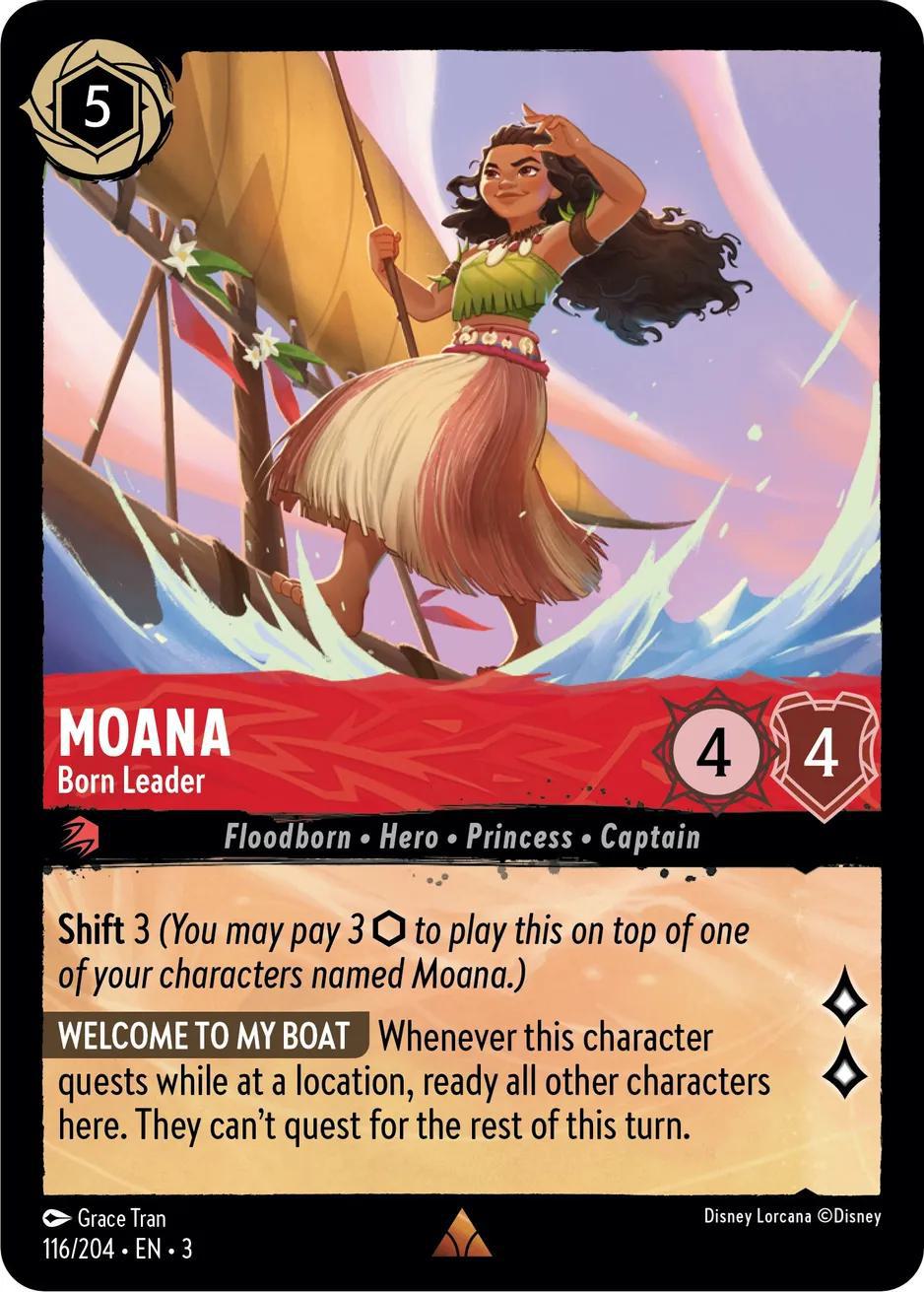 Moana - Born Leader - 116/204 [Into the Inklands] [Non-Foil]