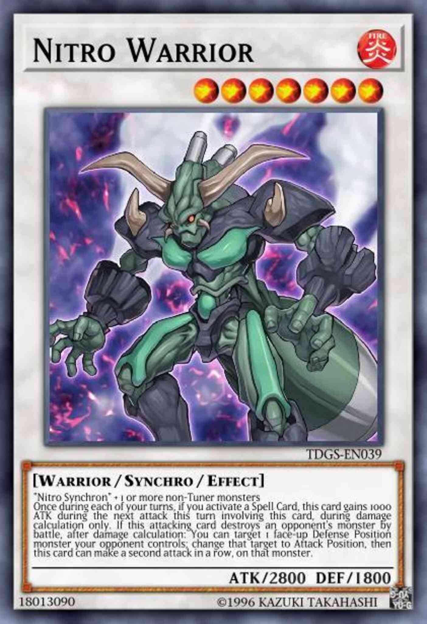 Nitro Warrior - TDGS-EN039 - Ultra Rare - Unlimited