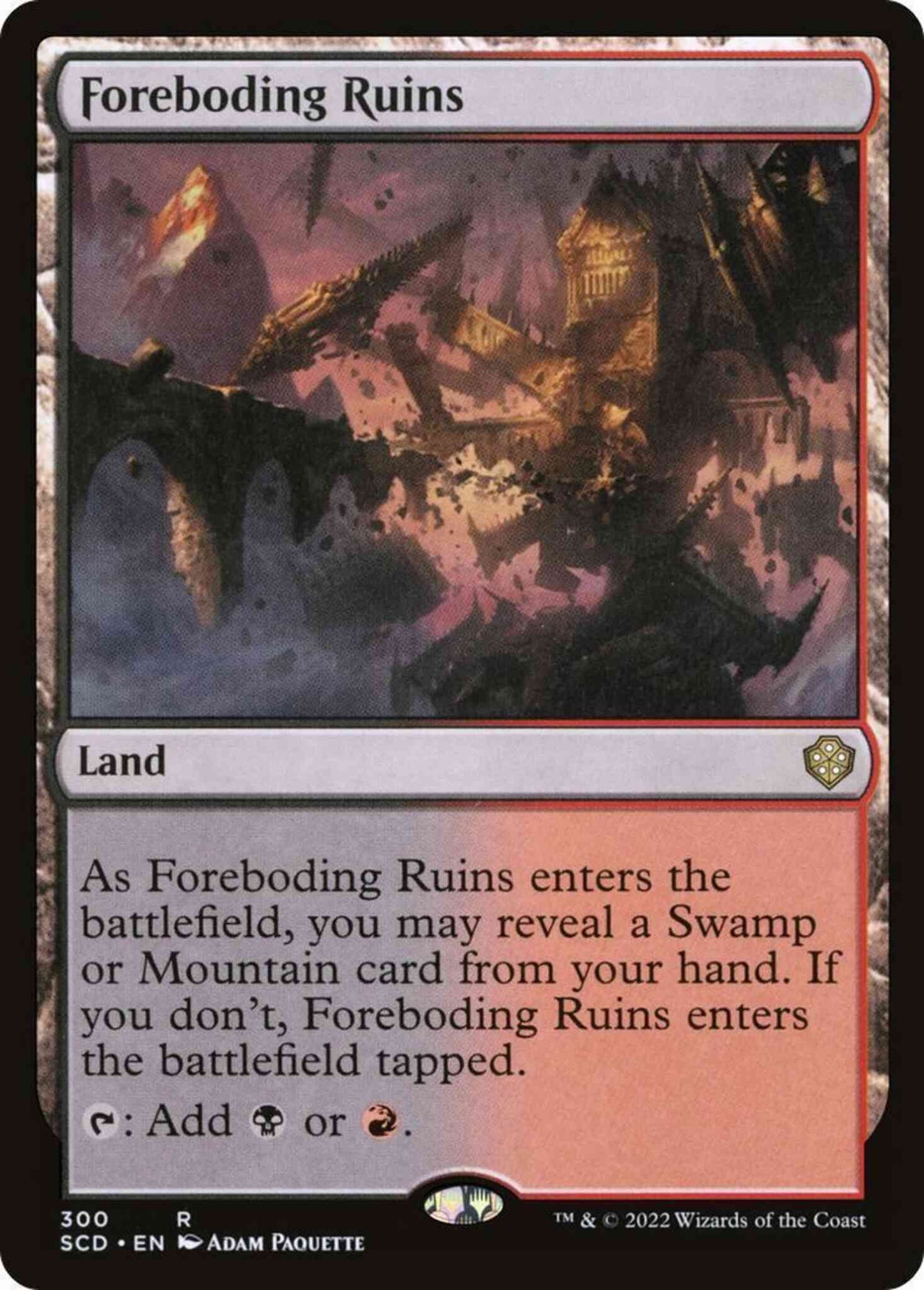 Foreboding Ruins [300] [Starter Commander Decks] [Non-Foil]