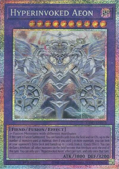 Hyperinvoked Aeon - CORI-EN033 - Starlight Rare - 1st Edition
