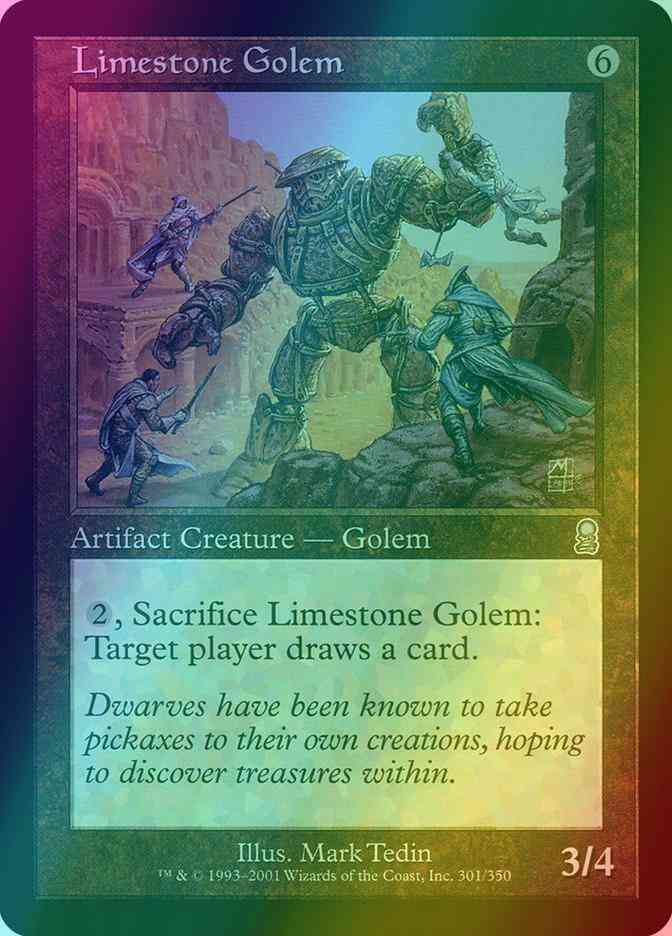 Limestone Golem [301] [Odyssey] [Foil]