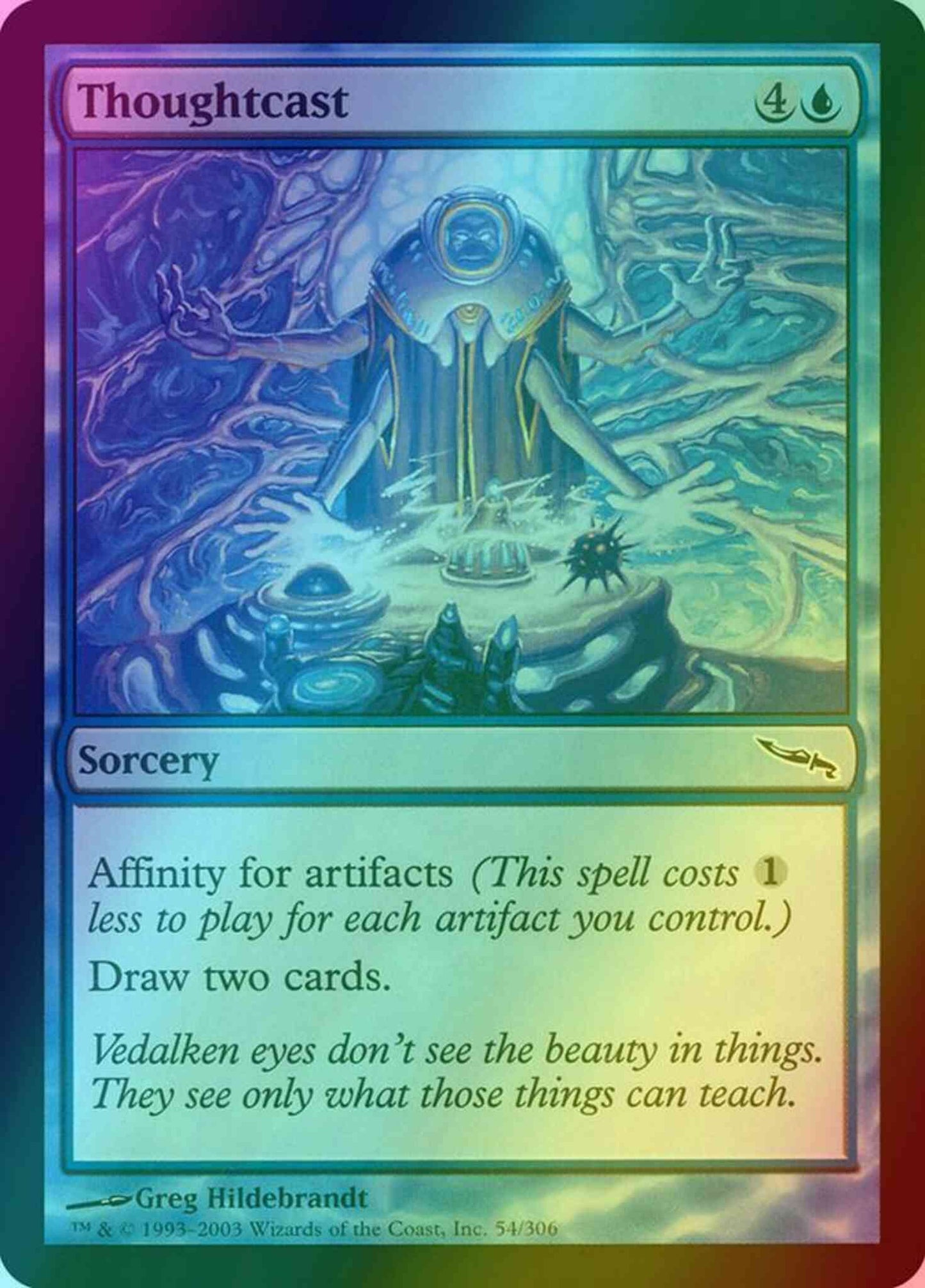 Thoughtcast [54] [Mirrodin] [Foil]