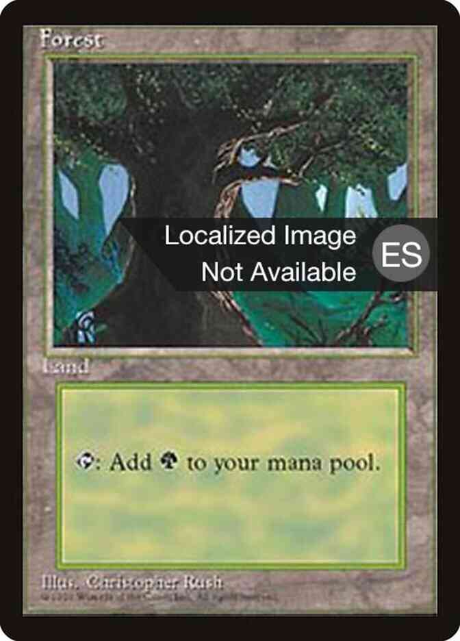 Forest - Korean [Animal in tree] [378] [Fourth Edition Black Border: Korean] [Non-Foil]