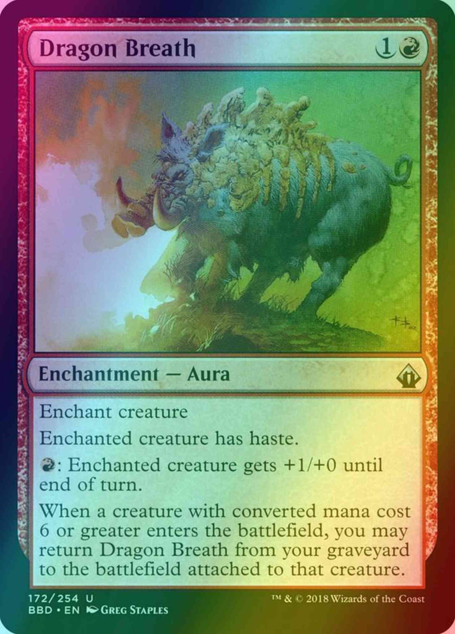 Dragon Breath [172] [Battlebond] [Foil]