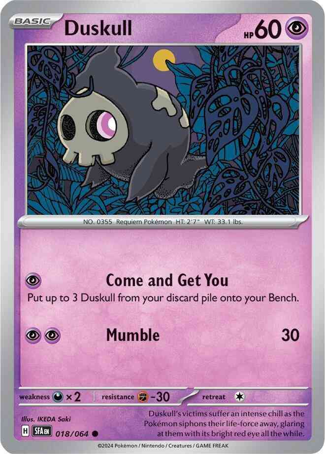 Duskull - 018/064 - Common [sv065-018] [Non-Holo]
