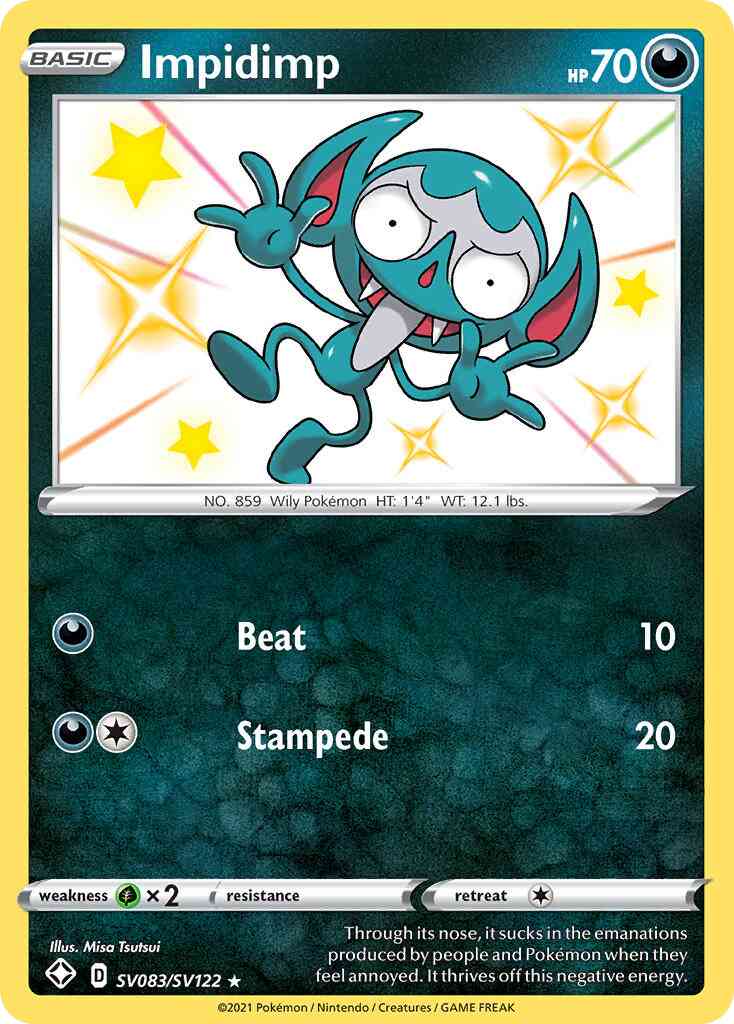 Impidimp - SV083/SV122 - Rare Shiny [swsh45sv-SV083] [Holo]