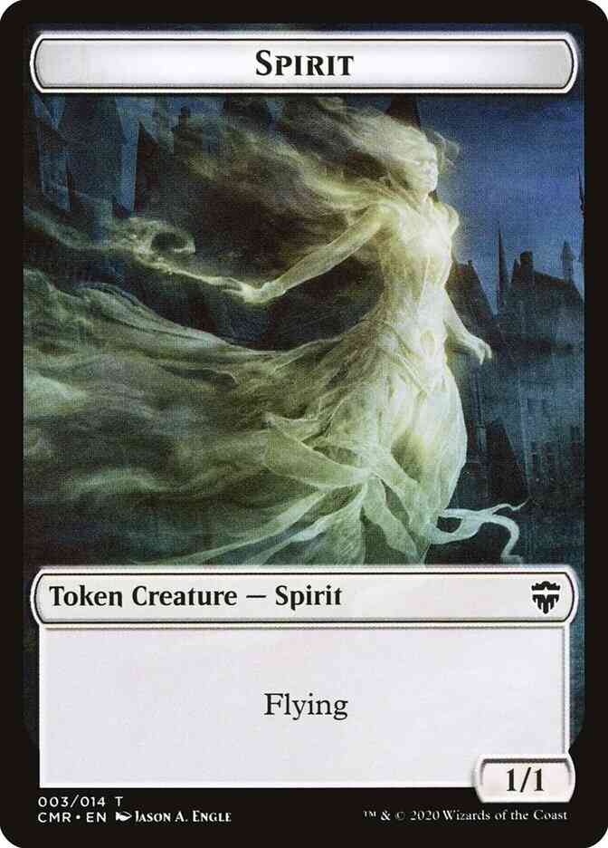Spirit Token [03] [Commander Legends Tokens] [Non-Foil]