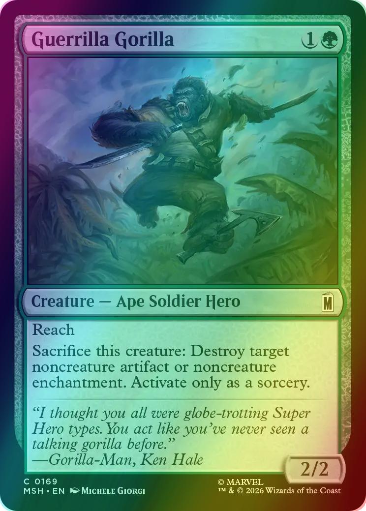 Guerrilla Gorilla [169] [Marvel Super Heroes] [Foil]
