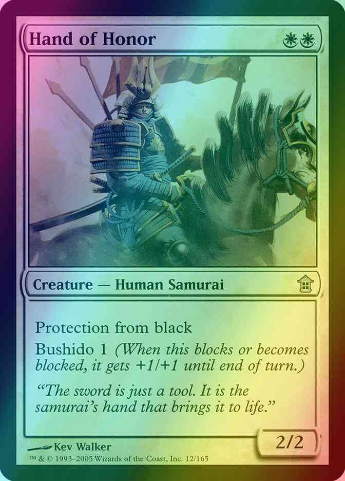 Hand of Honor [12] [Saviors of Kamigawa] [Foil]