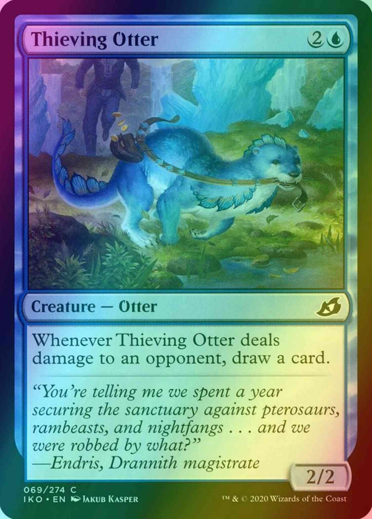 Thieving Otter [69] [Ikoria: Lair of Behemoths] [Foil]