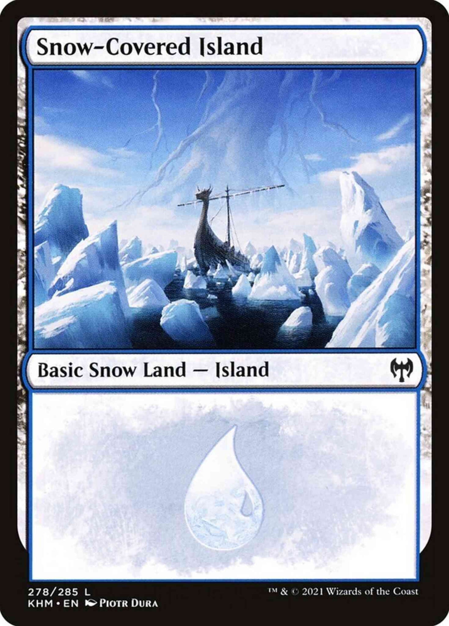 Snow-Covered Island [278] [Kaldheim] [Non-Foil]