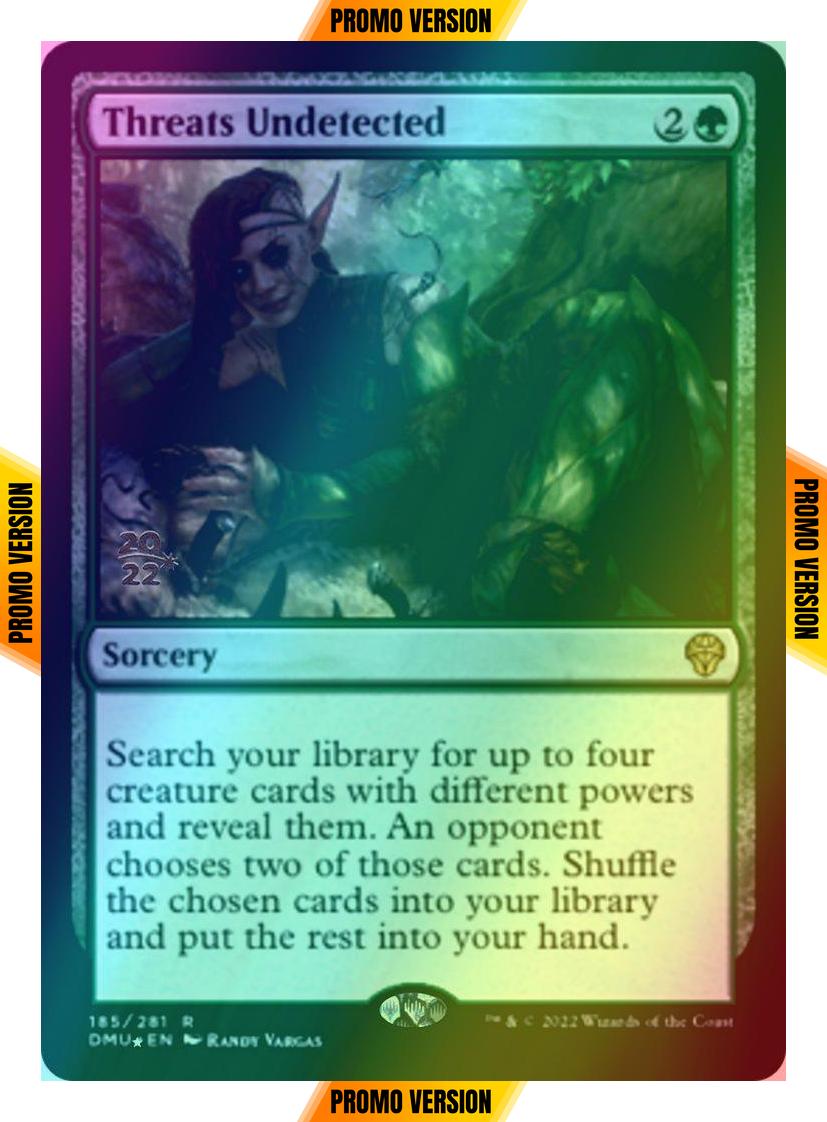 Threats Undetected [185s] [Prerelease] [Dominaria United: Promos] [Foil]
