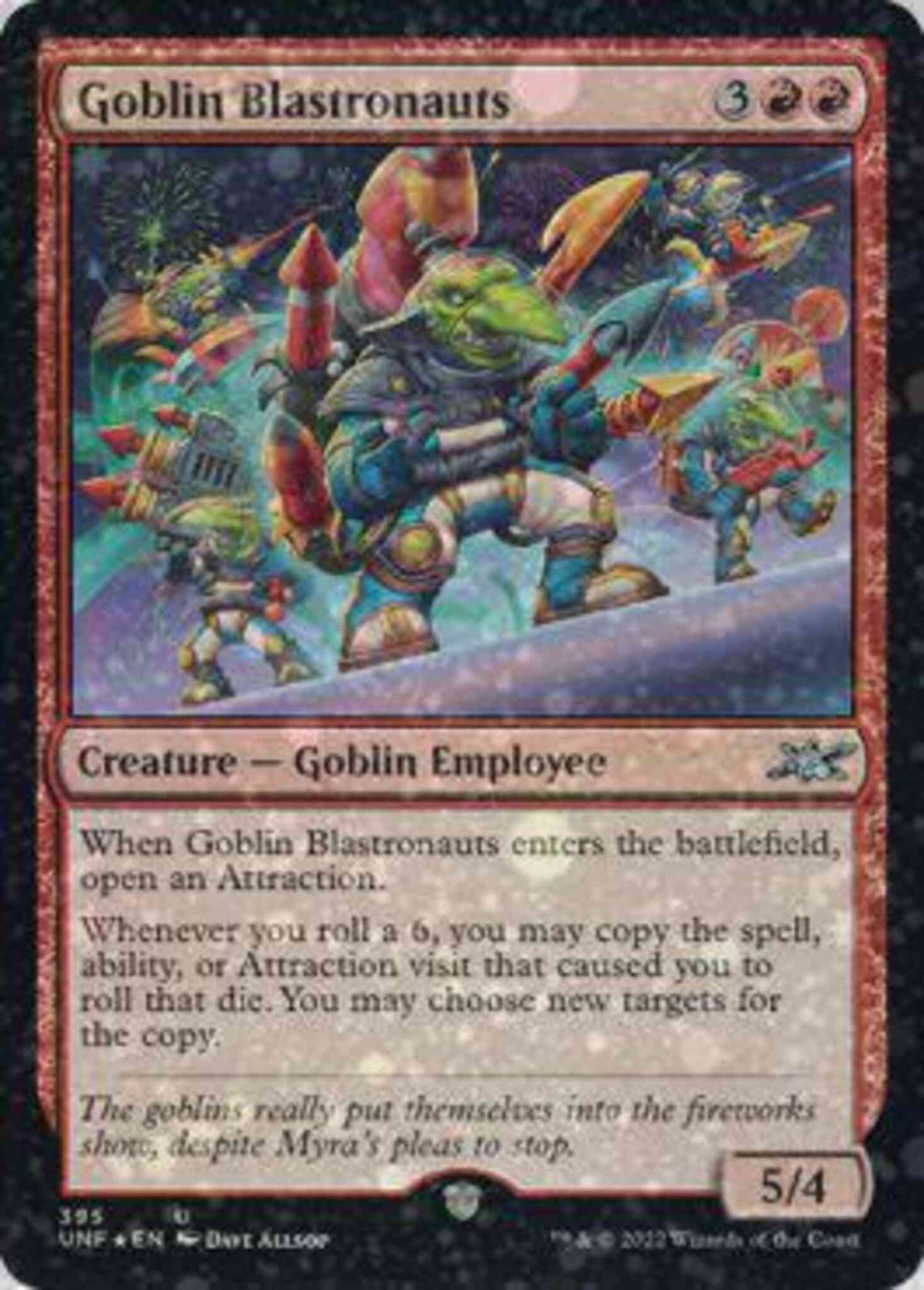 Goblin Blastronauts [395] [Unfinity] [Galaxy Foil]