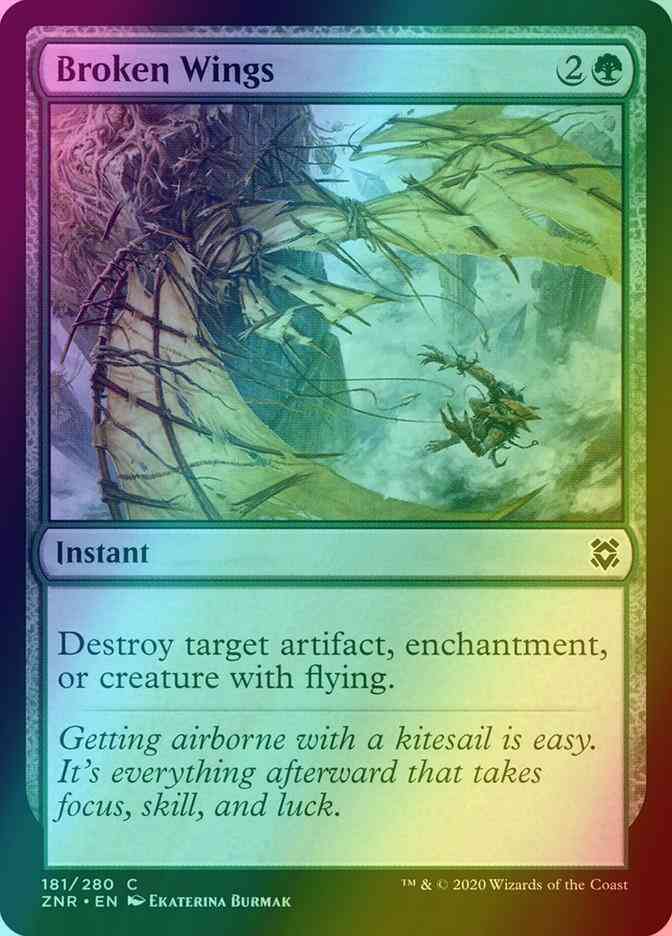 Broken Wings [181] [Zendikar Rising] [Foil]