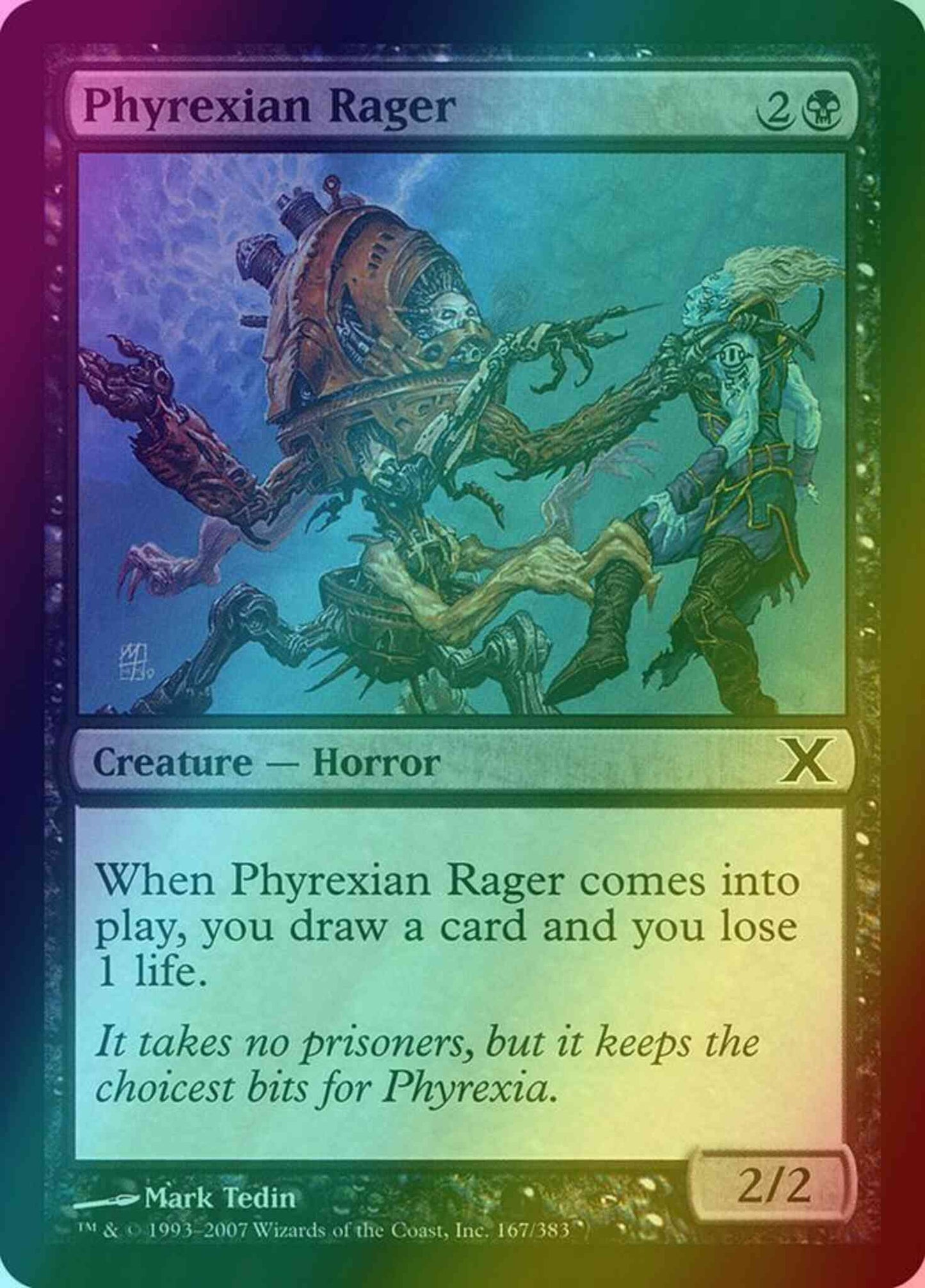 Phyrexian Rager [167] [Tenth Edition] [Foil]