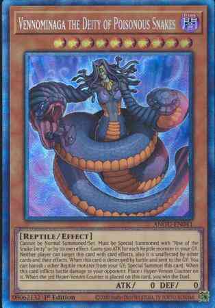 Vennominaga the Deity of Poisonous Snakes - ANGU-EN041 - Collectors Rare - 1st Edition
