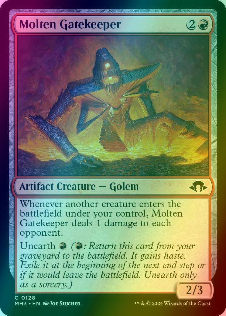Molten Gatekeeper [128] [Modern Horizons 3] [Foil]