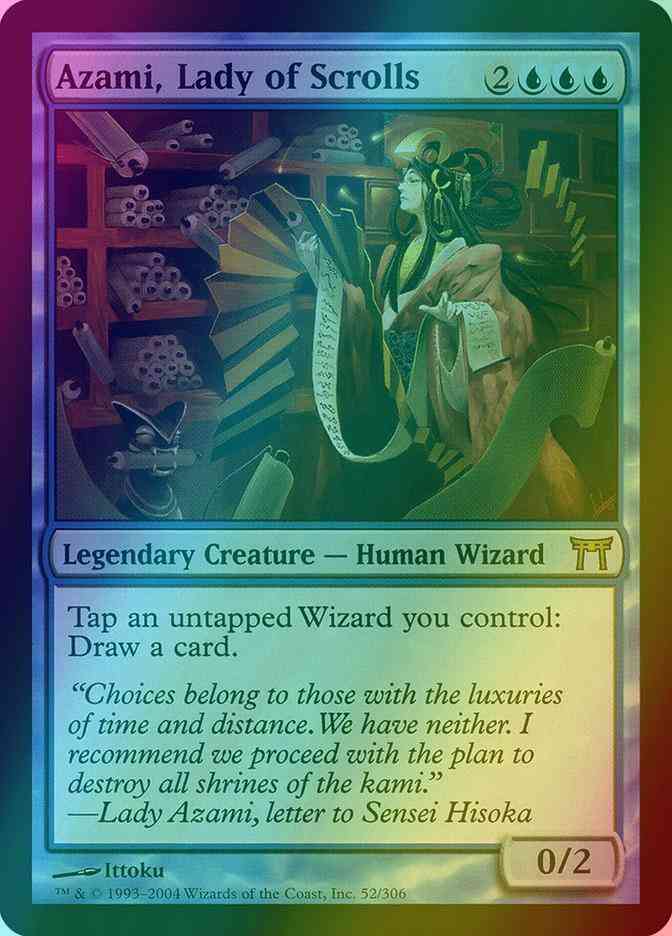 Azami, Lady of Scrolls [52] [Champions of Kamigawa] [Foil]