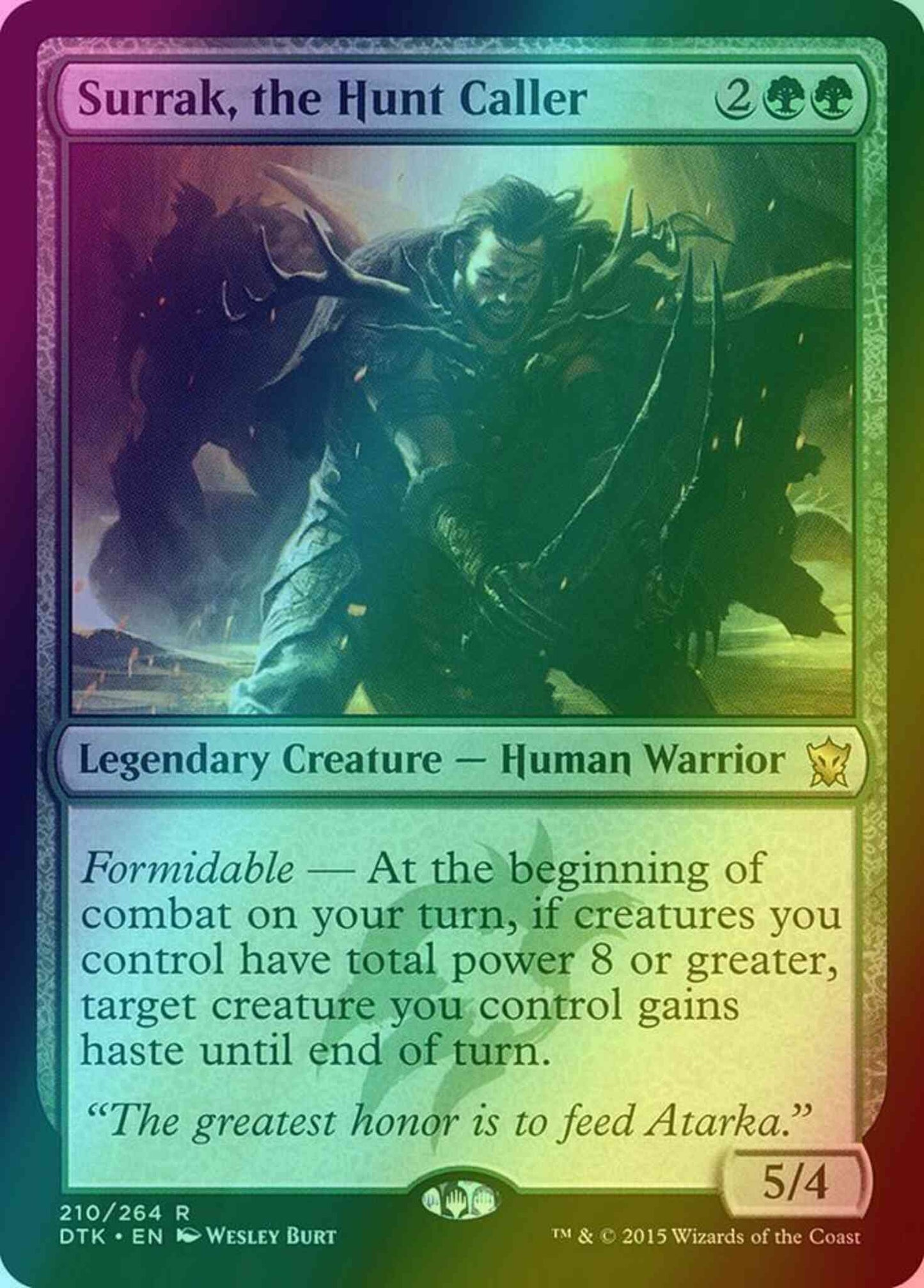 Surrak, the Hunt Caller [210] [Dragons Of Tarkir] [Foil]