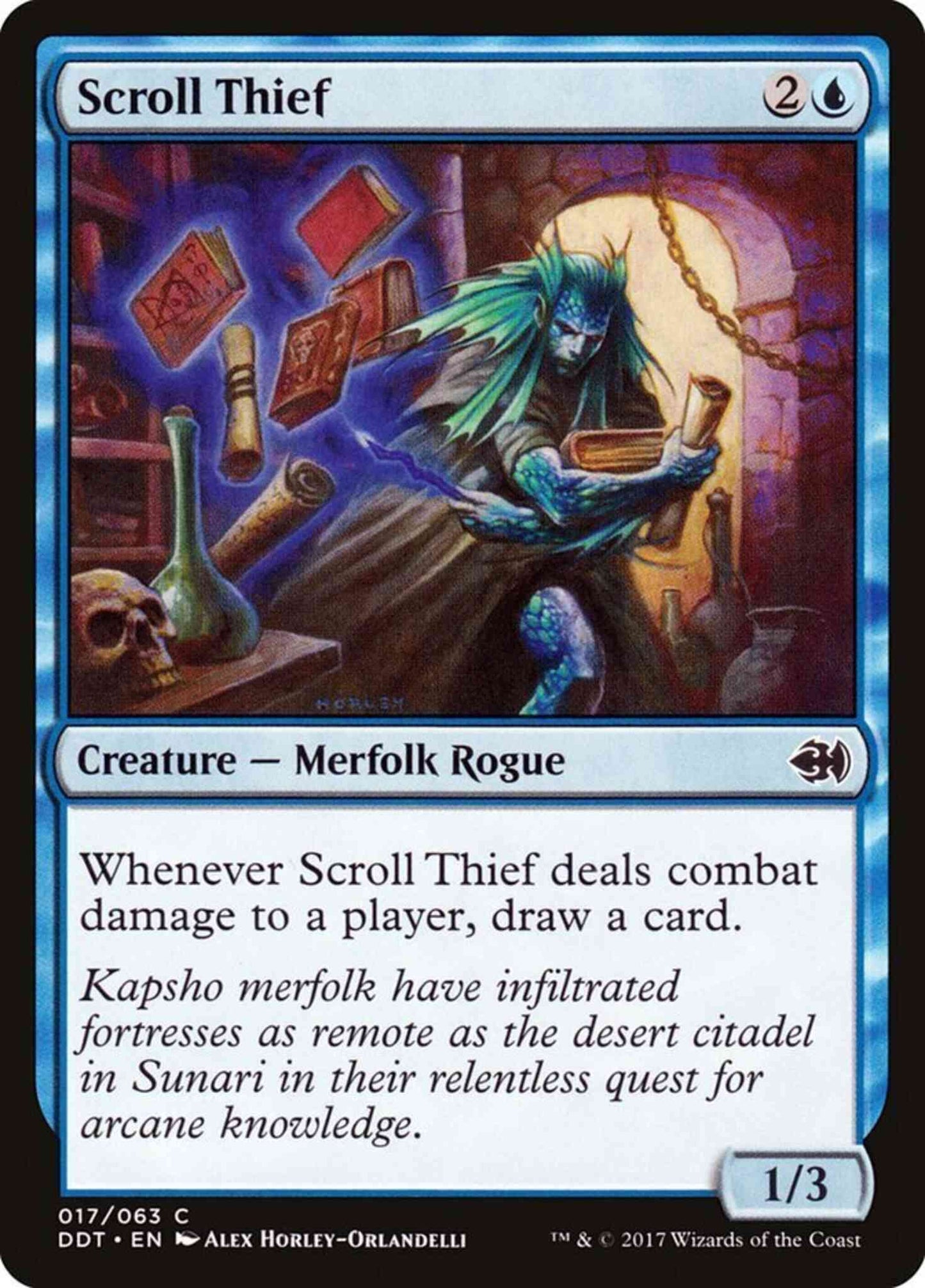 Scroll Thief [17] [Duel Decks Merfolk vs Goblins] [Non-Foil]
