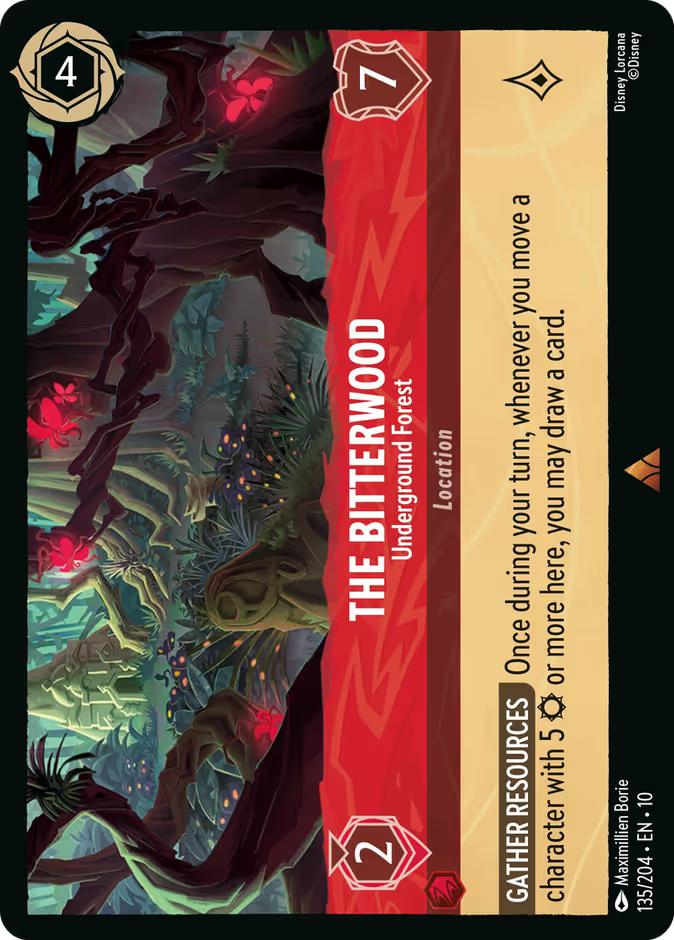 The Bitterwood - Underground Forest - 135/204 [Whispers in the Well] [Non-Foil]