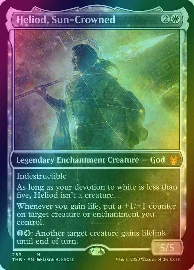Heliod, Sun-Crowned [259] [Alternate Art] [Theros Beyond Death] [Foil]