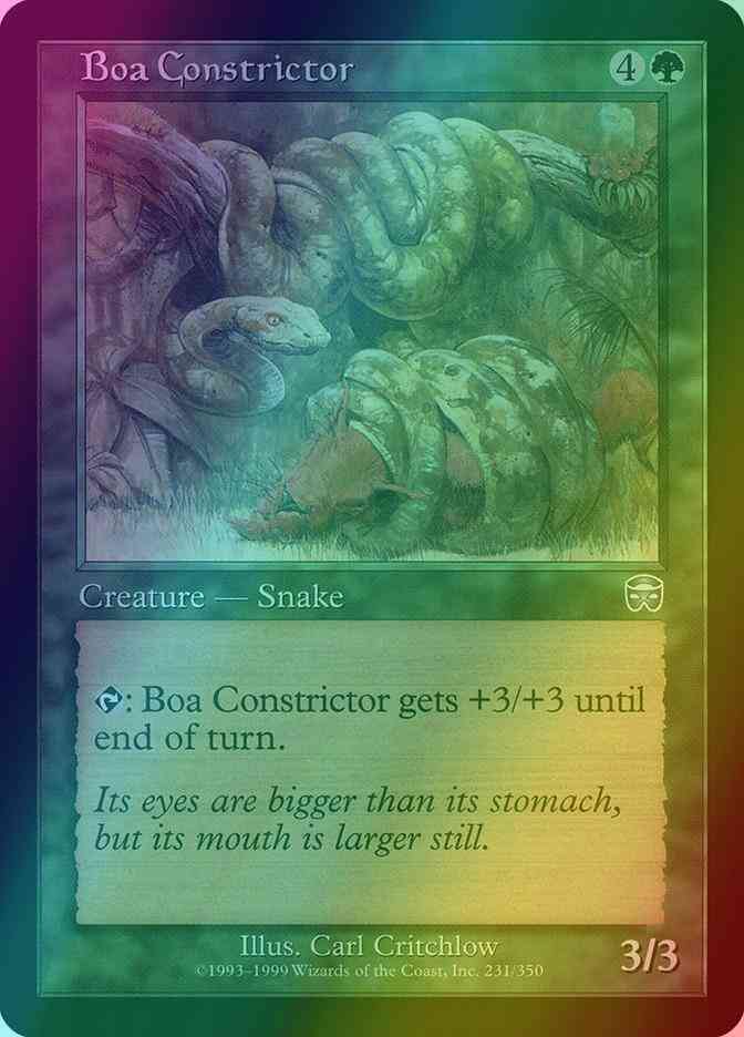 Boa Constrictor [231] [Mercadian Masques] [Foil]