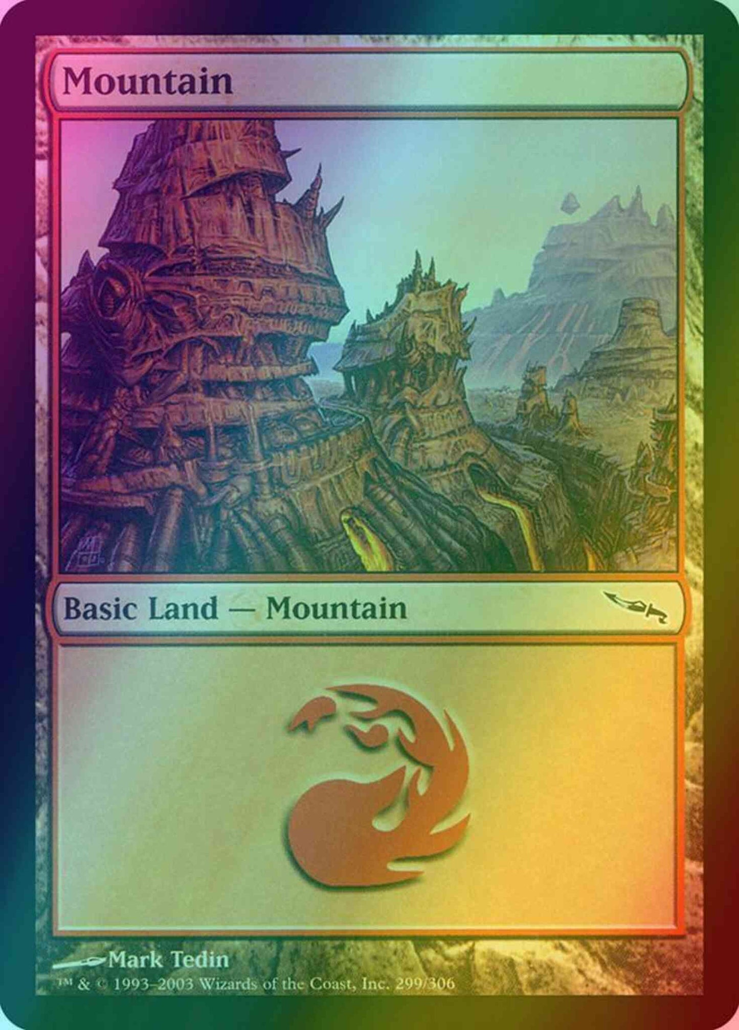 Mountain [299] [Mirrodin] [Foil]