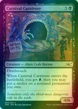 Carnival Carnivore [68] [Unfinity] [Foil]