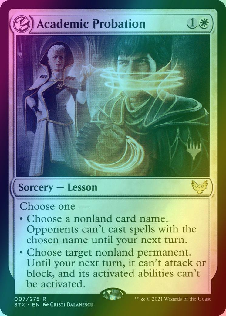 Academic Probation [Promo Pack] [7p] [Strixhaven: School of Mages Promos] [Foil]