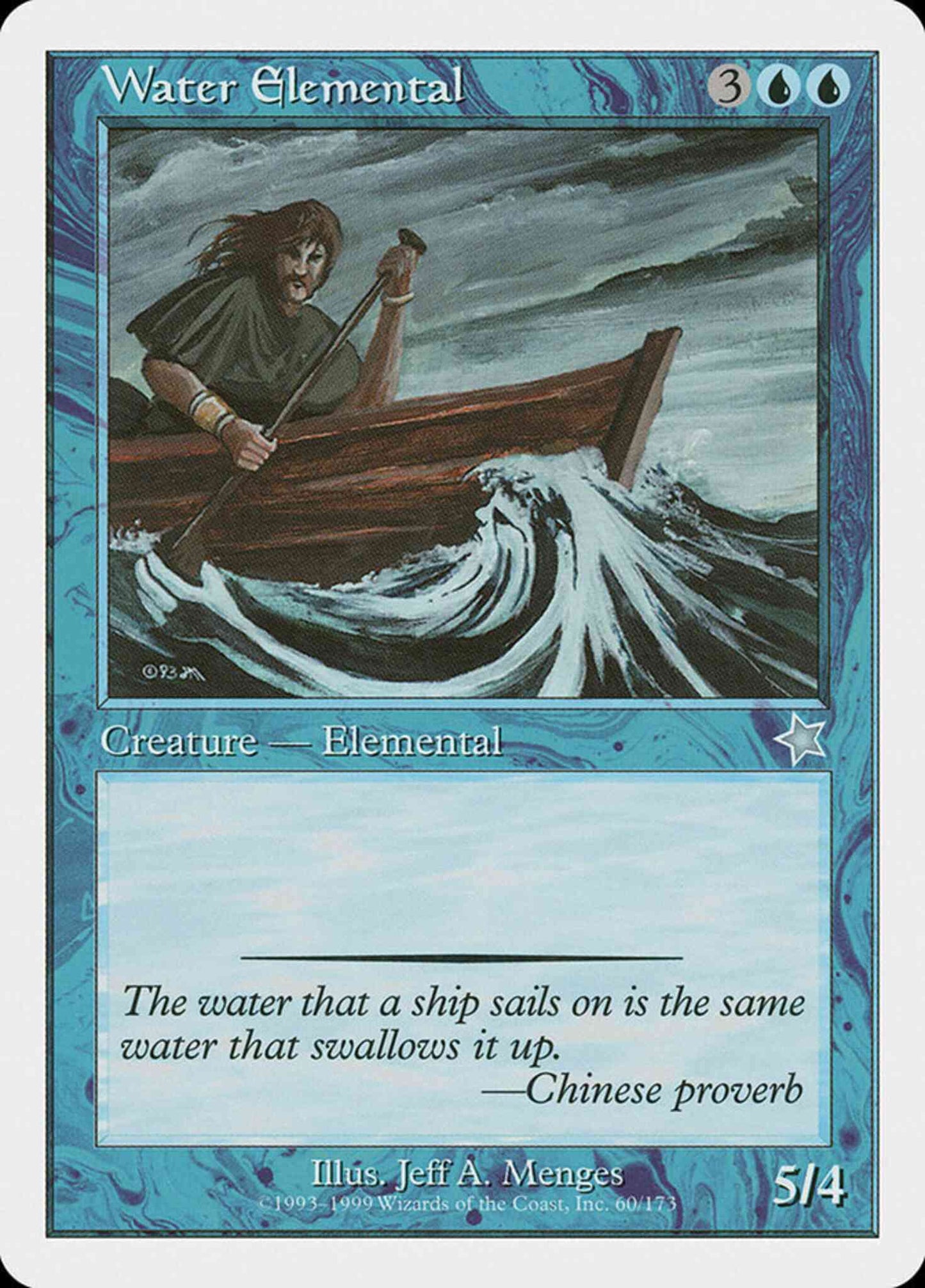 Water Elemental [60] [Starter 1999] [Non-Foil]