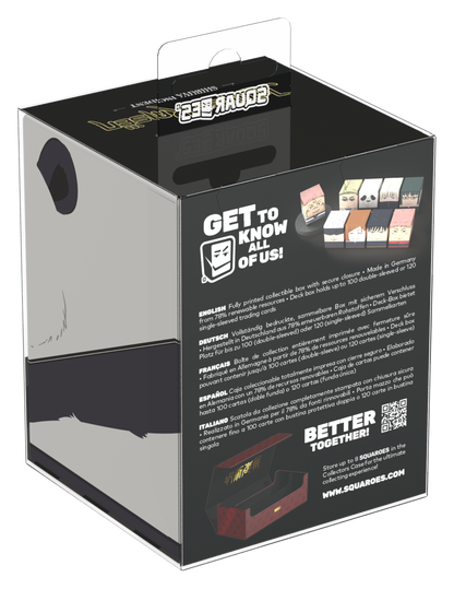 Ultimate Guard Squaroes Deck Box - 100 - Jujutsu Kaisen - Panda