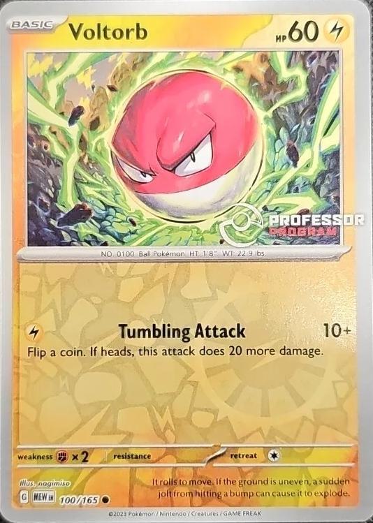 Voltorb - 100/165 - Promo [Professor Program] [sv035msp-100] [Reverse Holo]