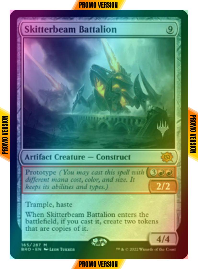 Skitterbeam Battalion [165p] [Promo Pack] [The Brothers' War: Promos] [Foil]
