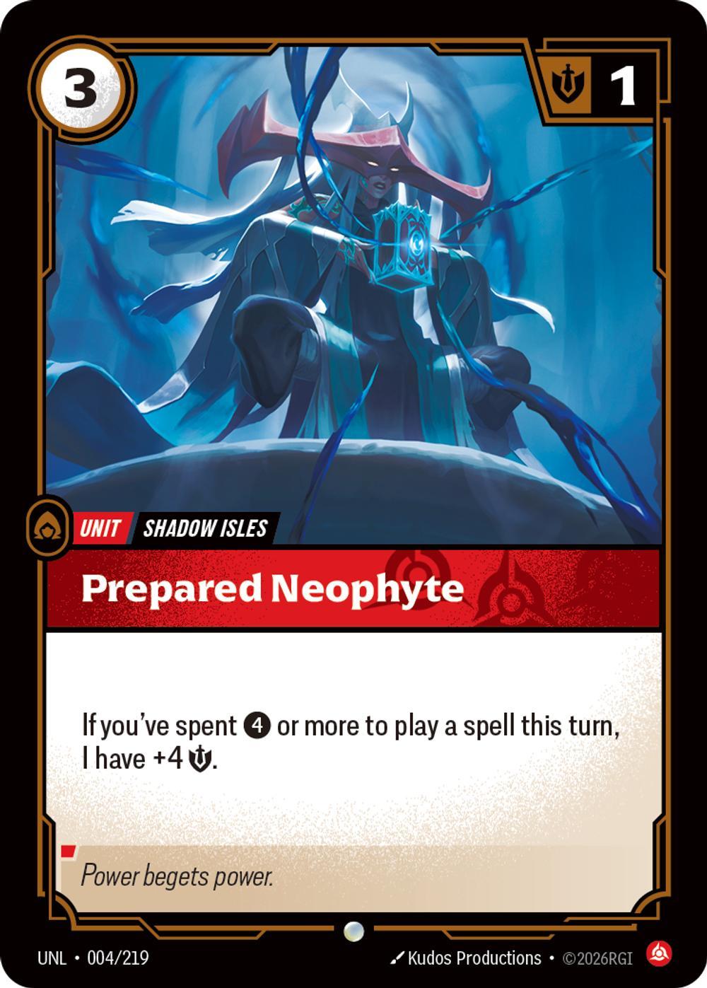 Prepared Neophyte - 004/219 [Unleashed] [Non-Foil]