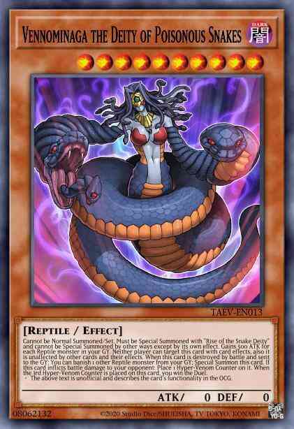 Vennominaga the Deity of Poisonous Snakes - LCGX-EN191 - Ultra Rare - 1st Edition