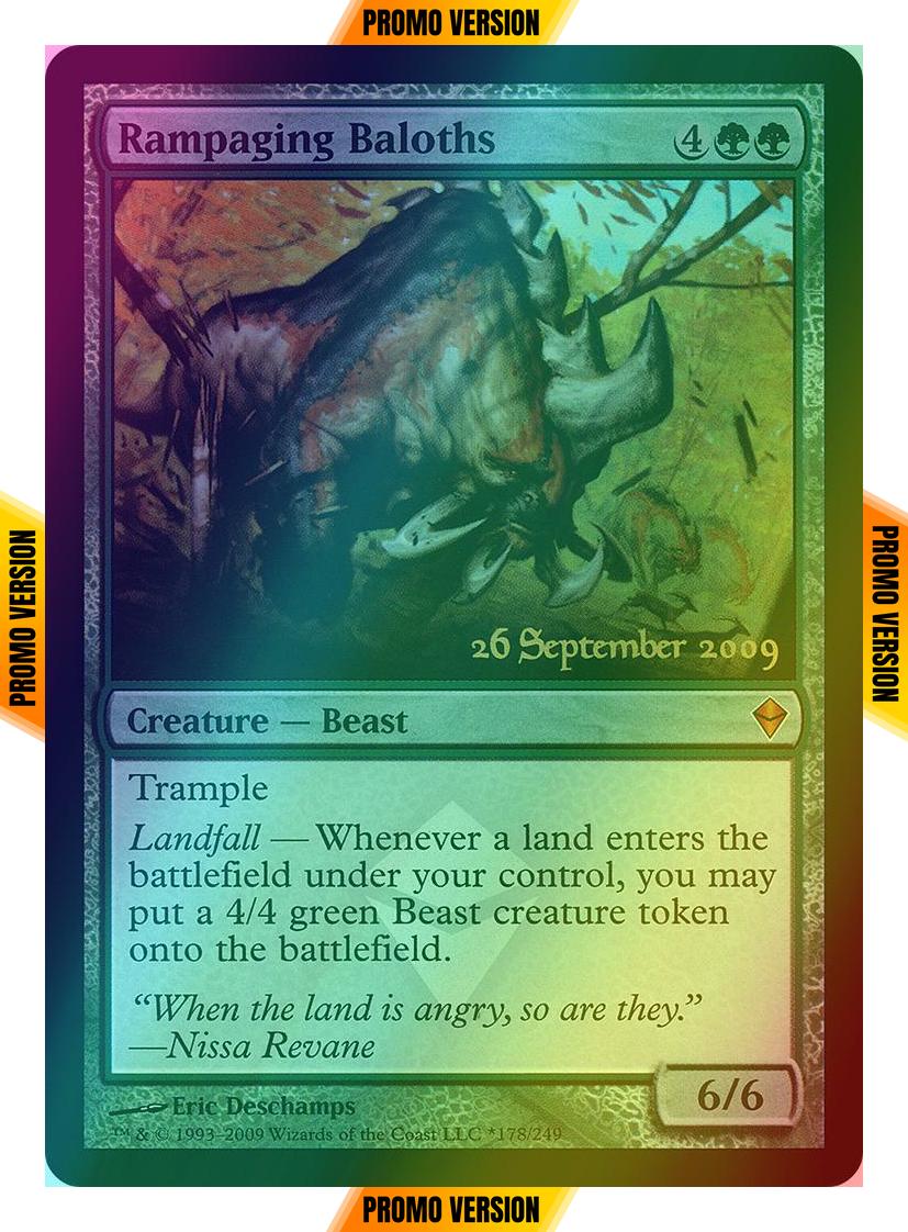 Rampaging Baloths [178] [Zendikar Promos] [Foil]