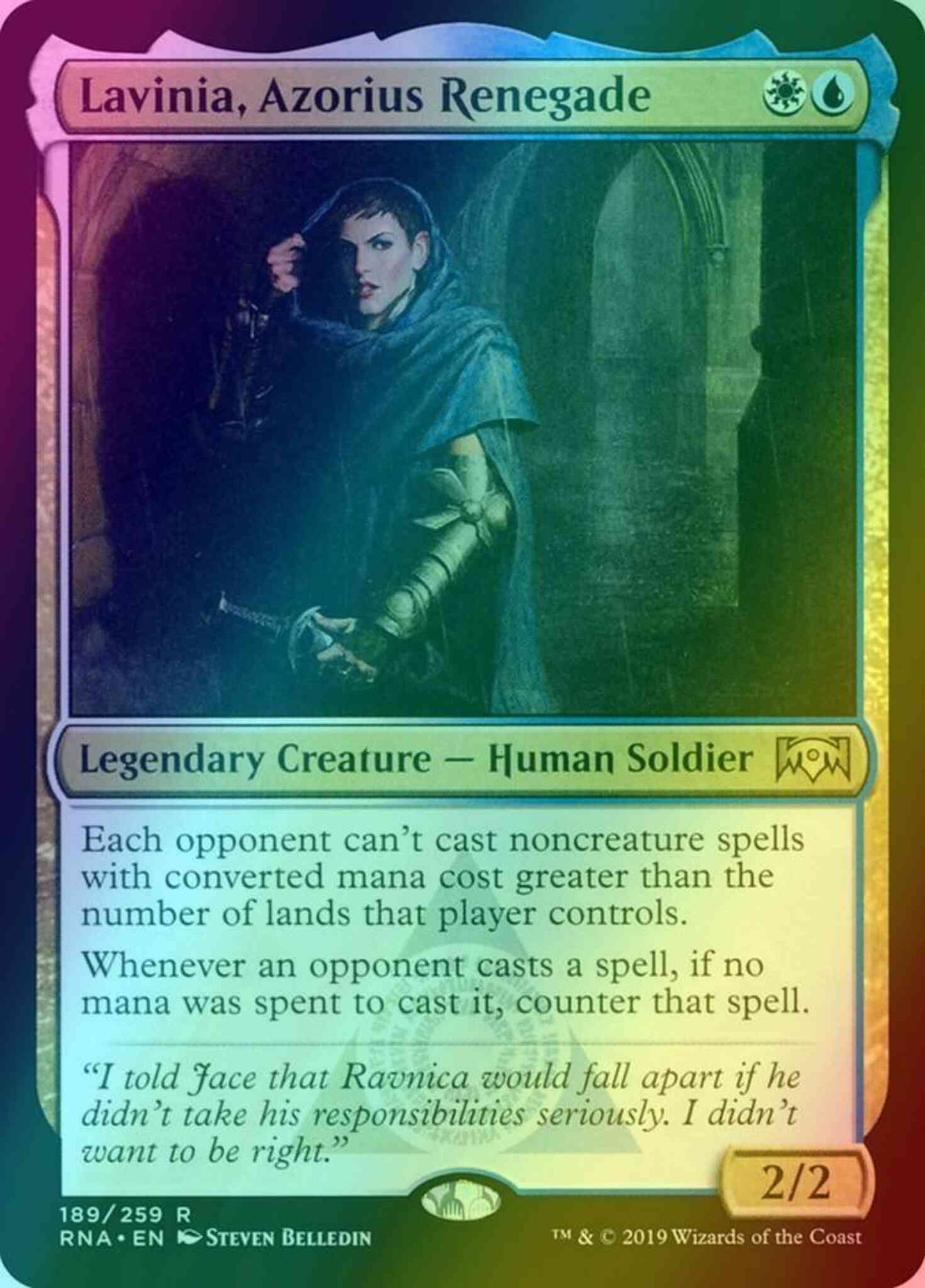 Lavinia, Azorius Renegade [189] [Ravnica Allegiance] [Foil]