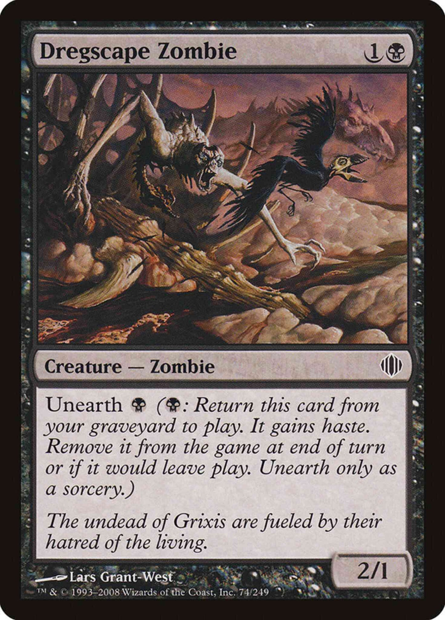 Dregscape Zombie [74] [Shards Of Alara] [Non-Foil]