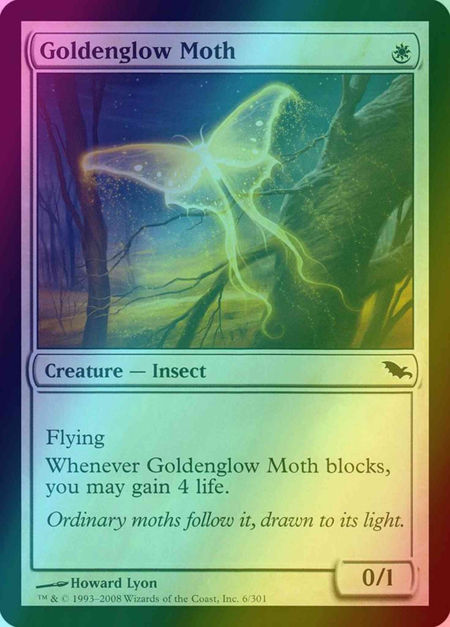 Goldenglow Moth [6] [Shadowmoor] [Foil]