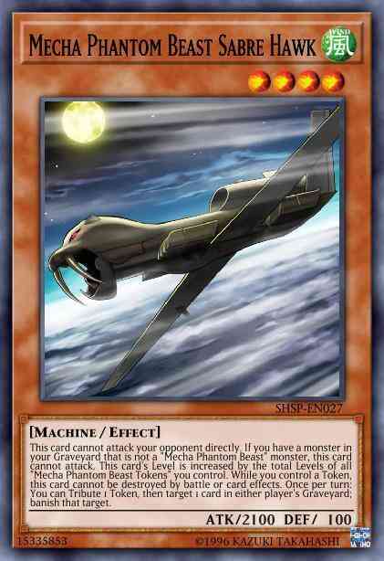 Mecha Phantom Beast Sabre Hawk - MP14-EN149 - Common - 1st Edition