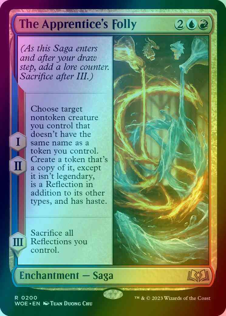 The Apprentice's Folly [200] [Wilds of Eldraine] [Foil]