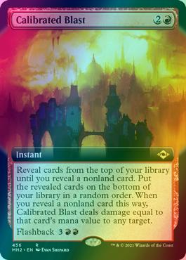 Calibrated Blast [456] [Extended Art] [Modern Horizons 2] [Foil]