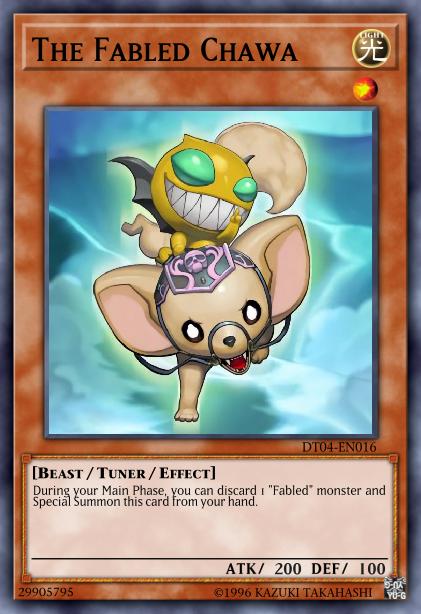 The Fabled Chawa - HA04-EN006 - Super Rare - Unlimited