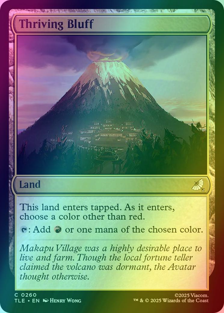 Thriving Bluff [260] [Avatar: The Last Airbender Eternal] [Foil]