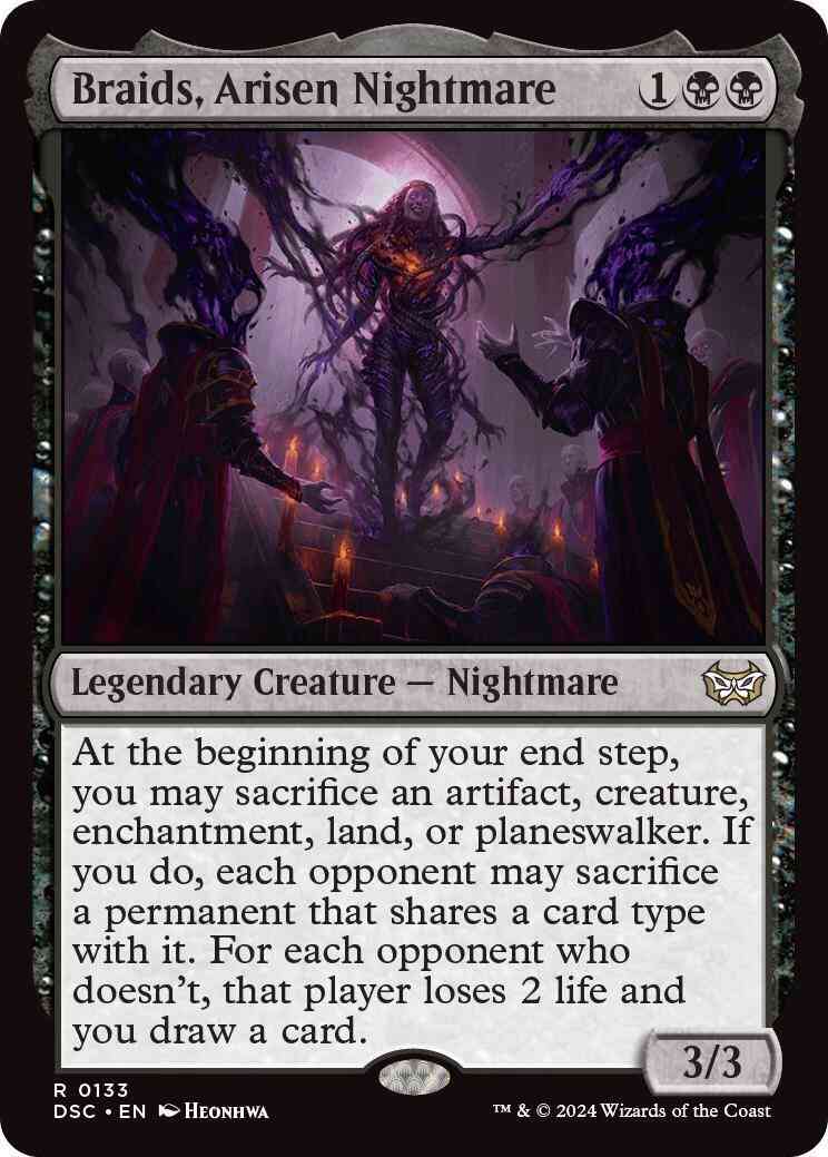 Braids, Arisen Nightmare [133] [Duskmourn: House of Horror: Commander] [Non-Foil]