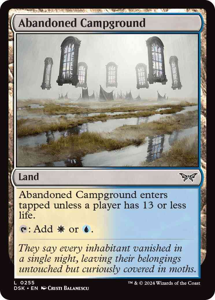 Abandoned Campground [255] [Duskmourn: House of Horror] [Non-Foil]