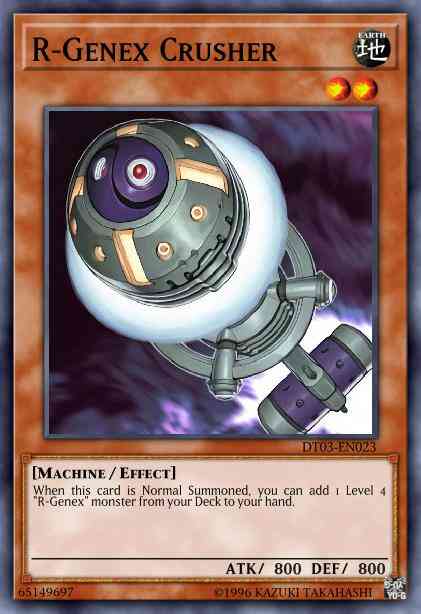 R-Genex Crusher - HA03-EN016 - Super Rare - 1st Edition