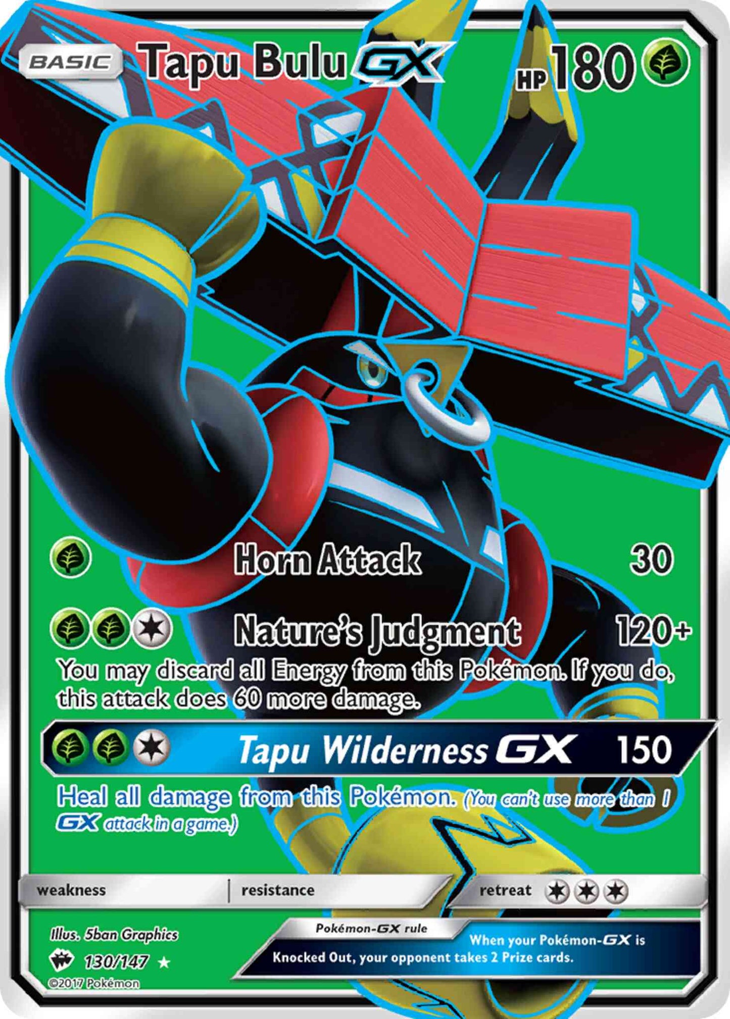 Tapu Bulu-GX - 130/147 - Rare Ultra [sm3-130] [Ultra]